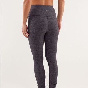 Lululemon Wunder Under Pant HR Herringbone Black